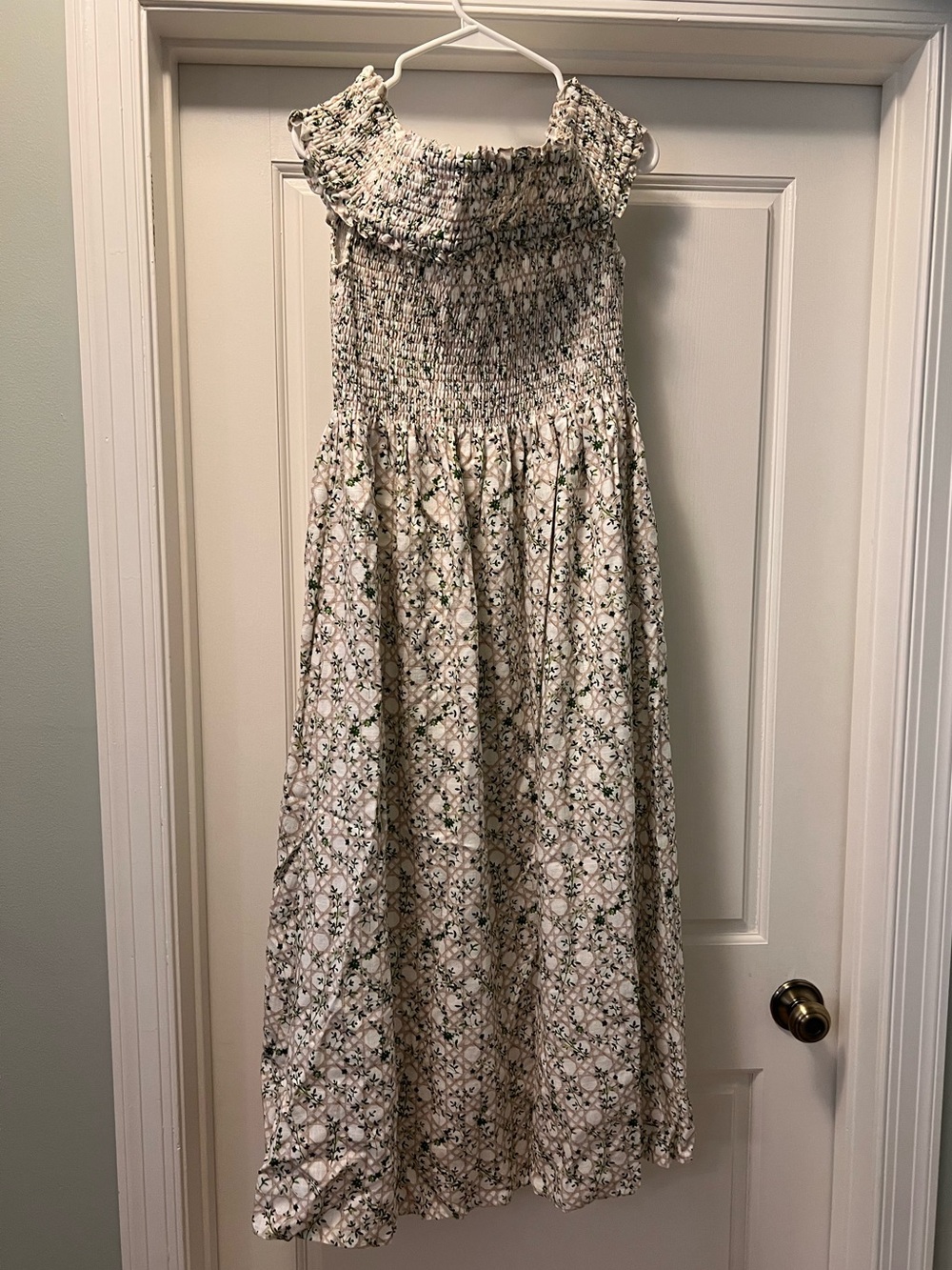 Hill House Home The Marguerite Nap Dress - Sand Basketweave Vine - Picture 2 of 3